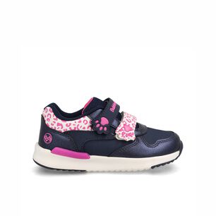 Zapatilla Ni&ntilde;a Bubblegummers Speed Lite Azul Marino - Fucsia